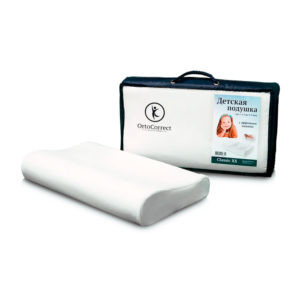 ORTOCORRECT Classic XS Подушка, 38*24 см, валики 7/5